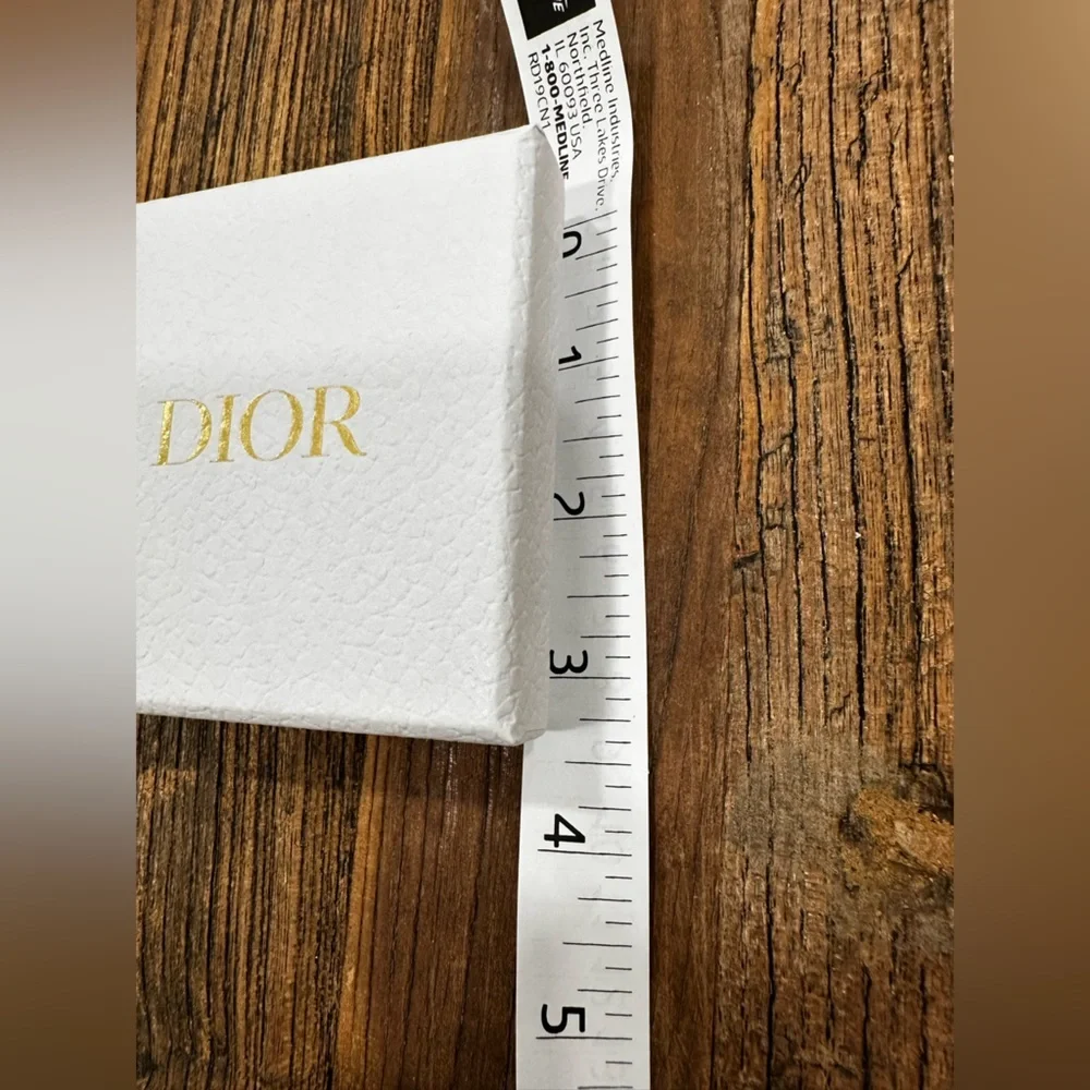 Dior White Jewelry box with Gold Logo